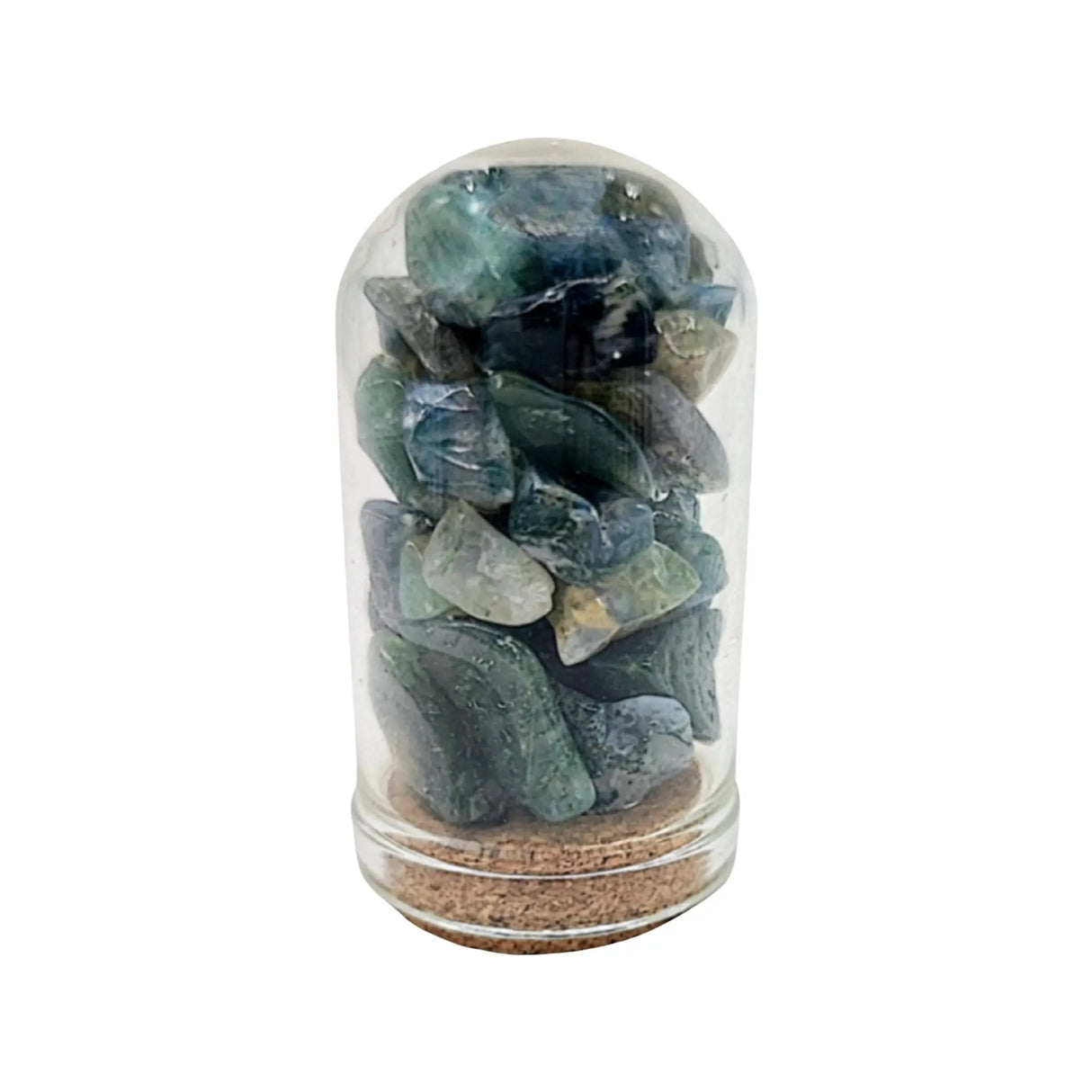 Home Decor -Small Decorative Bell -Moss Agate -15ml