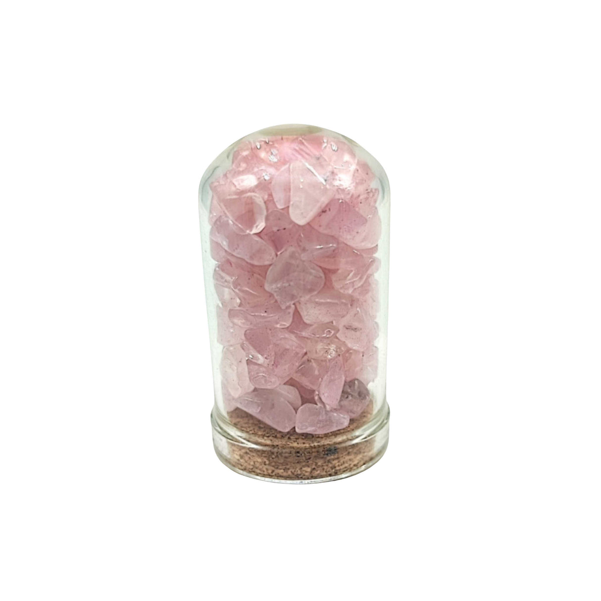 Home Decor -Small Decorative Bell -Rose Quartz -15ml