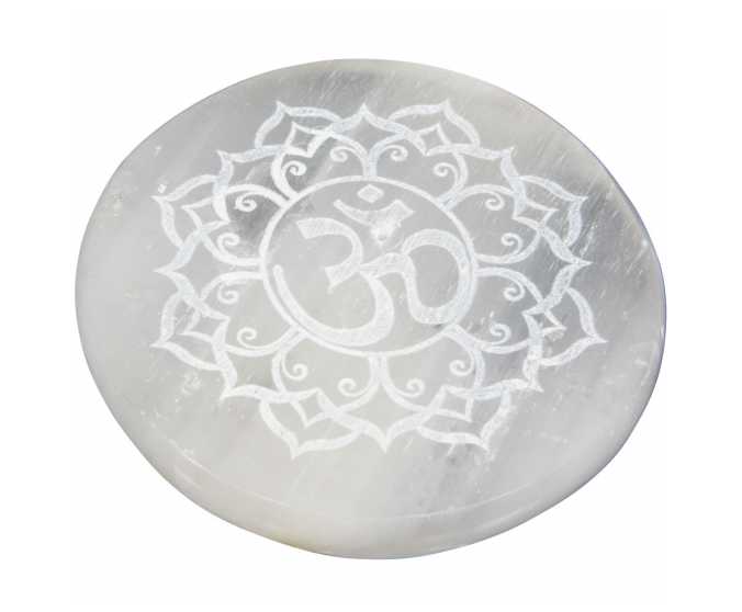 Incense Burner -Sticks -Selenite -OM