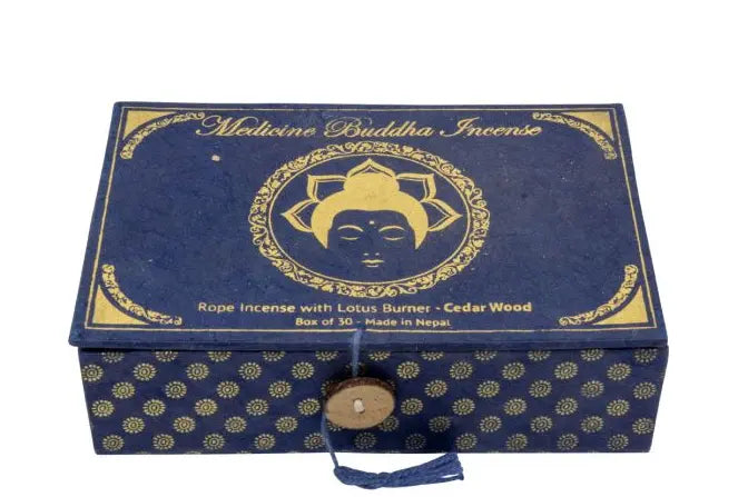 Incense Rope Kit - Medicine Buddha - Cedar Wood - 30 Ropes