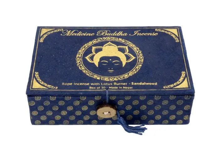 Incense Rope Kit -Medicine Buddha -Sandalwood -30 Ropes