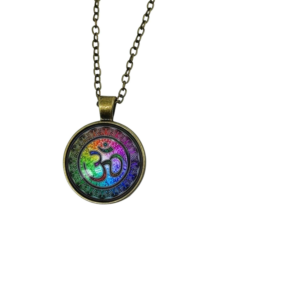 Necklace -OM Symbol -Bronze
