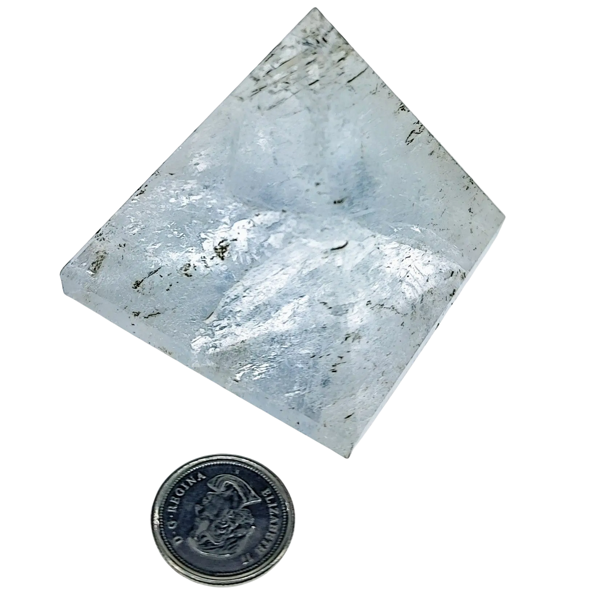 Pyramid -Natural Crystal -2"