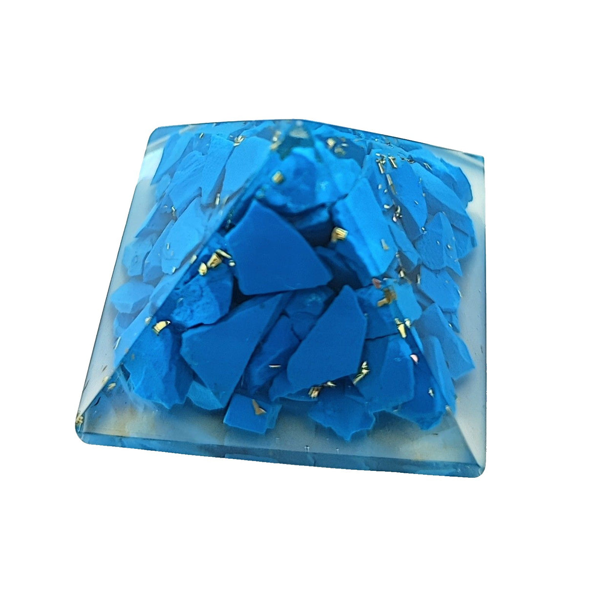 Pyramid -Turquoise- Orgone -1.25"