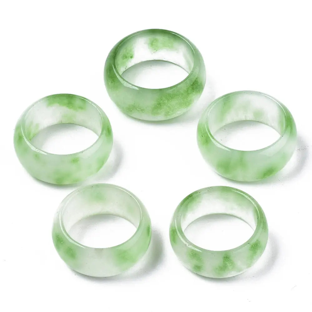Ring -Natural Jade -Size 6-10