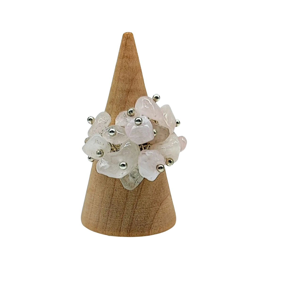 Ring -Rose Quartz -Adjustable