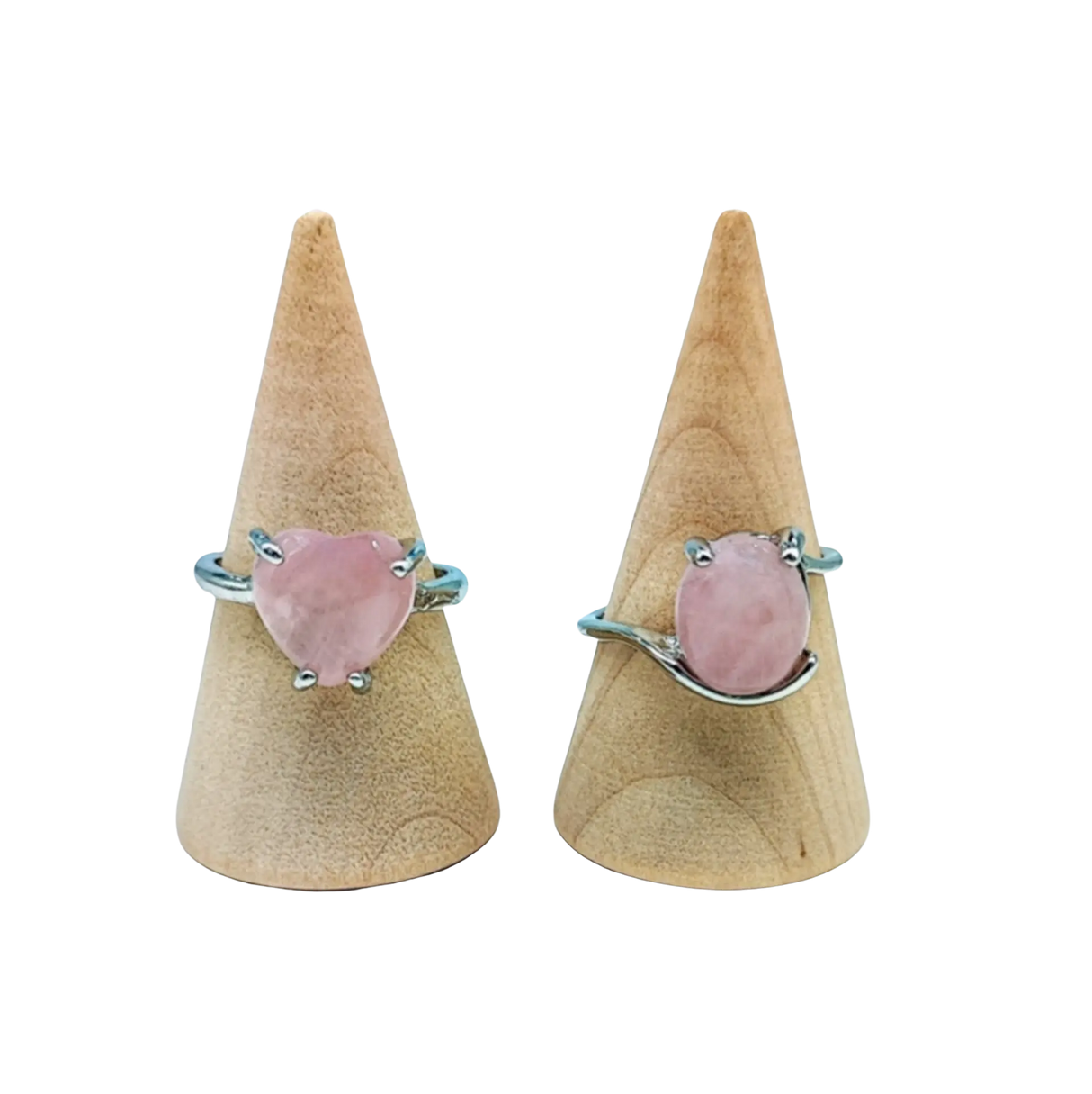 Ring -Rose Quartz -Round -Size 7-10
