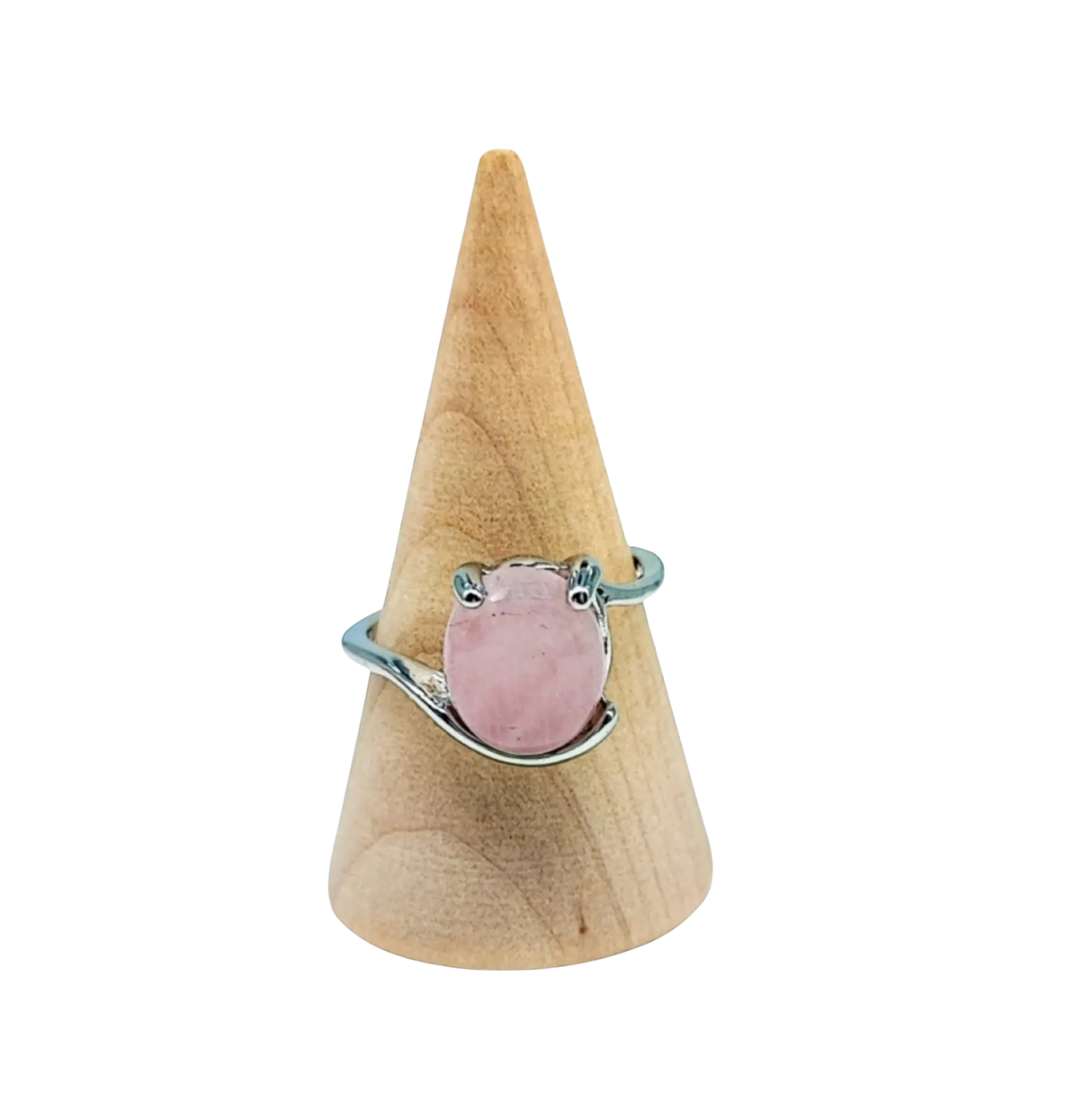 Ring -Rose Quartz -Round -Size 7-10