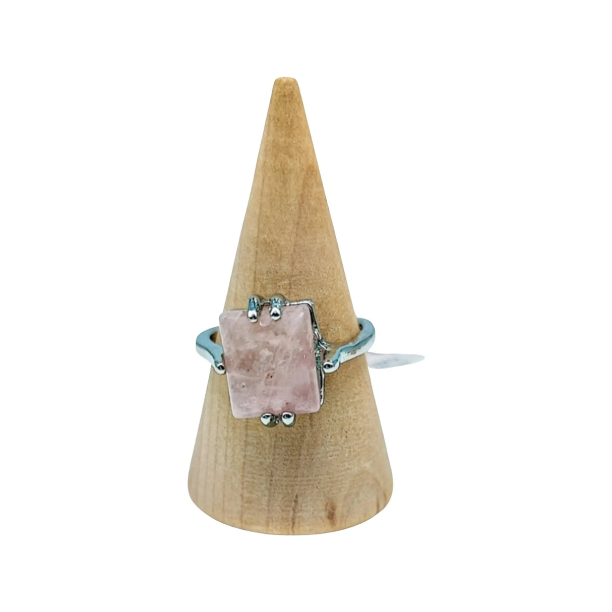 Ring - Rose Quartz - Multi Shape Choice - Size 6-10 Square