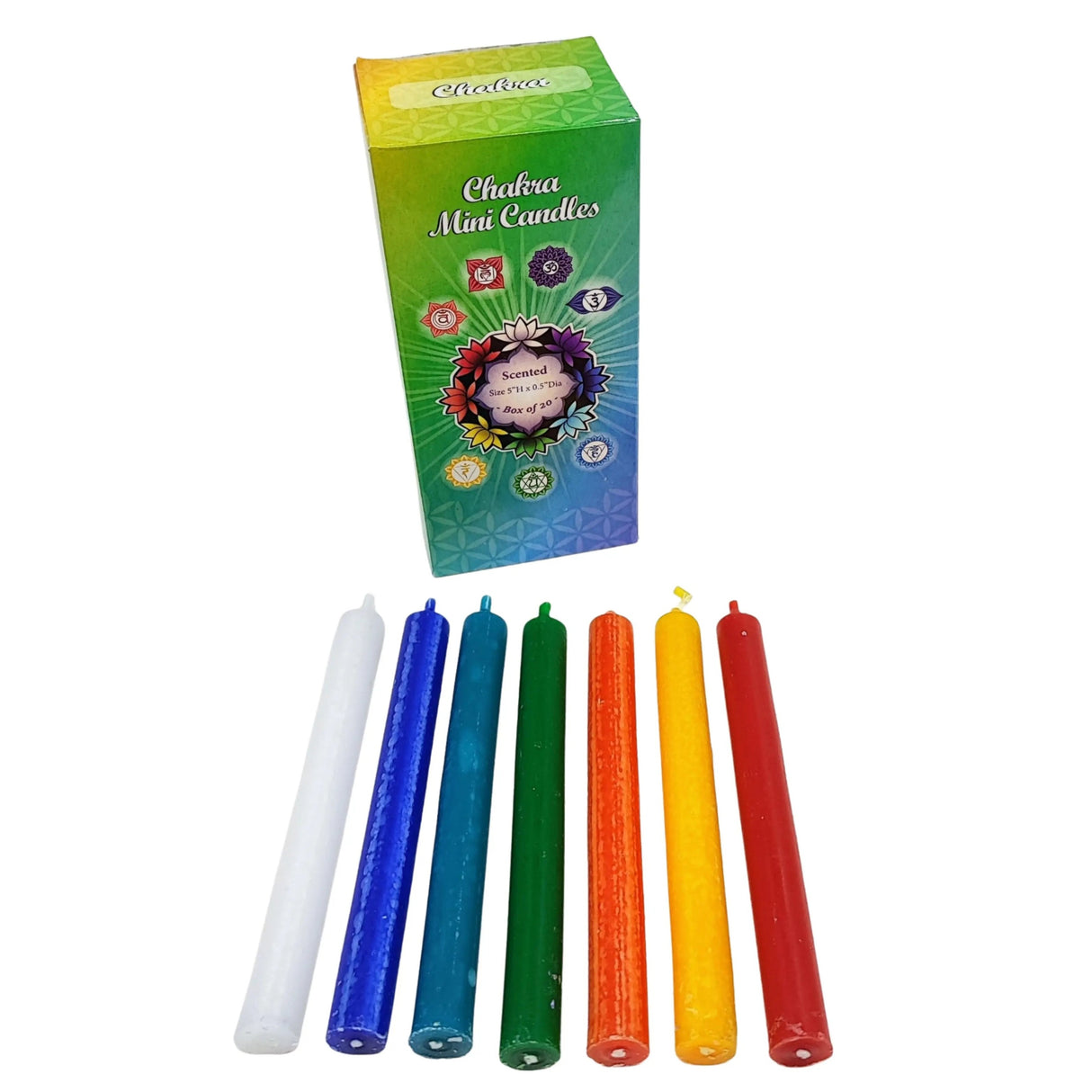 Ritual Candle - 7 Chakras - Mix Scent - Box of 20