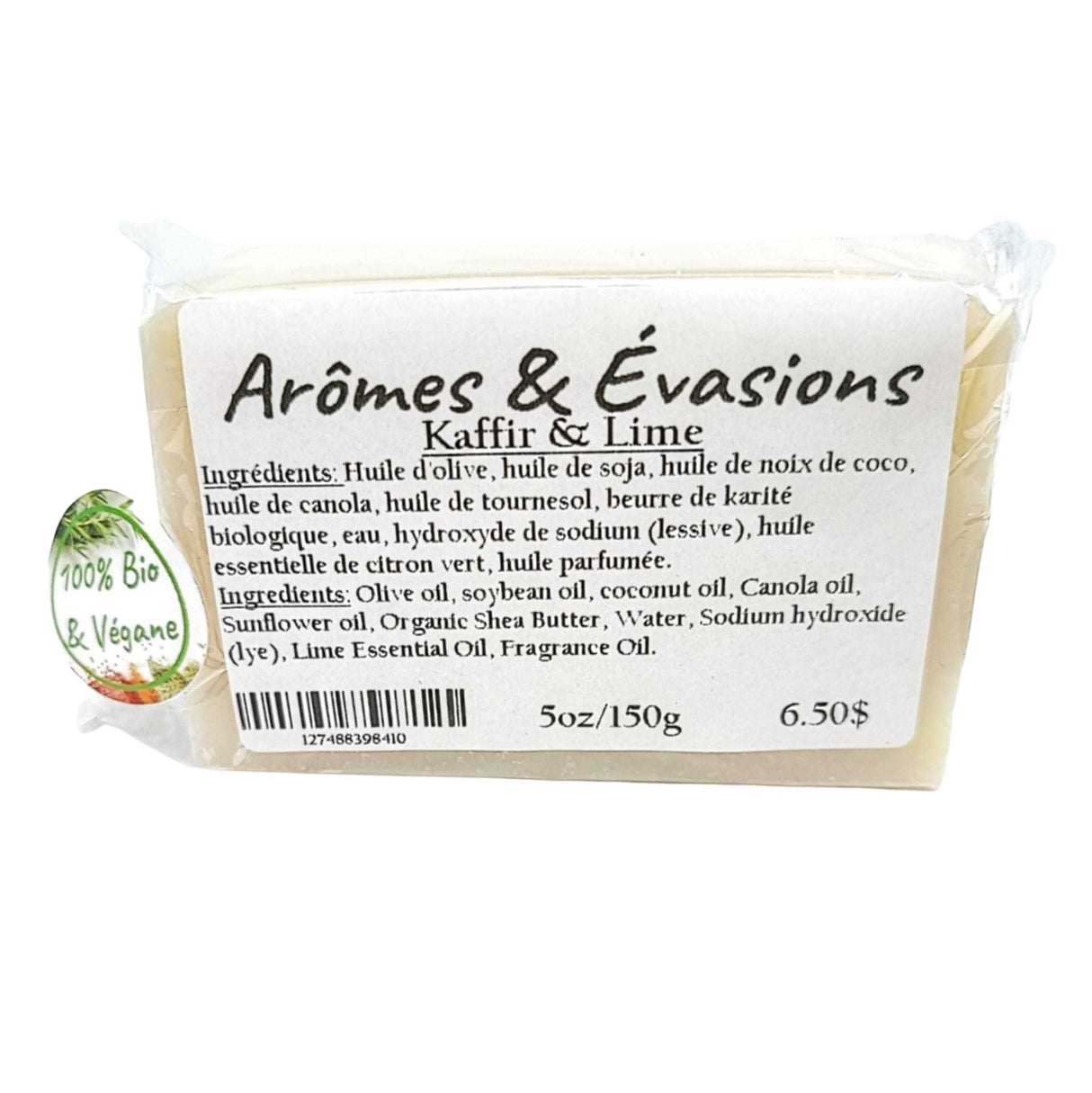 Clearance - Soap Bar - Cold Process - Kaffir & Lime