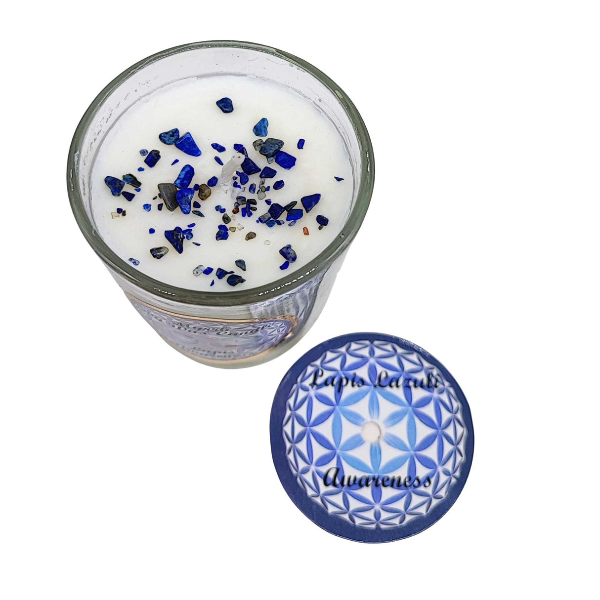 Soy Candle -Harmonia Awareness -Myrrh & Lapis Lazuli -3oz