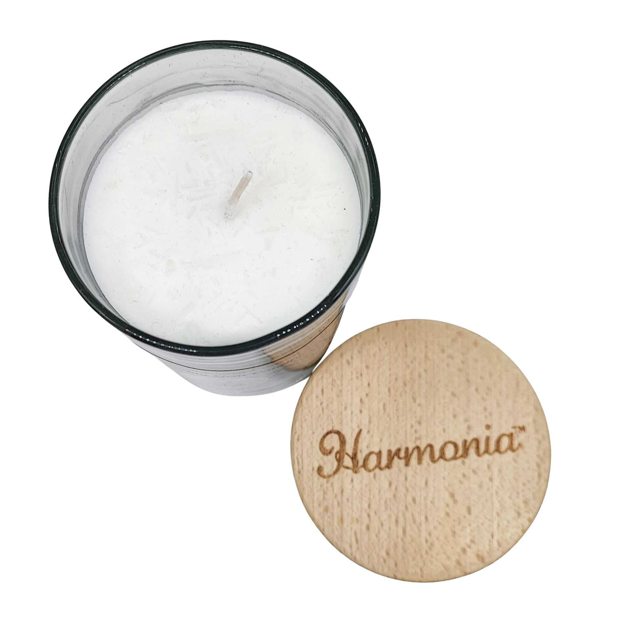 Soy Candle -Harmonia Cleansing -Sage & Selenite Stone -9oz