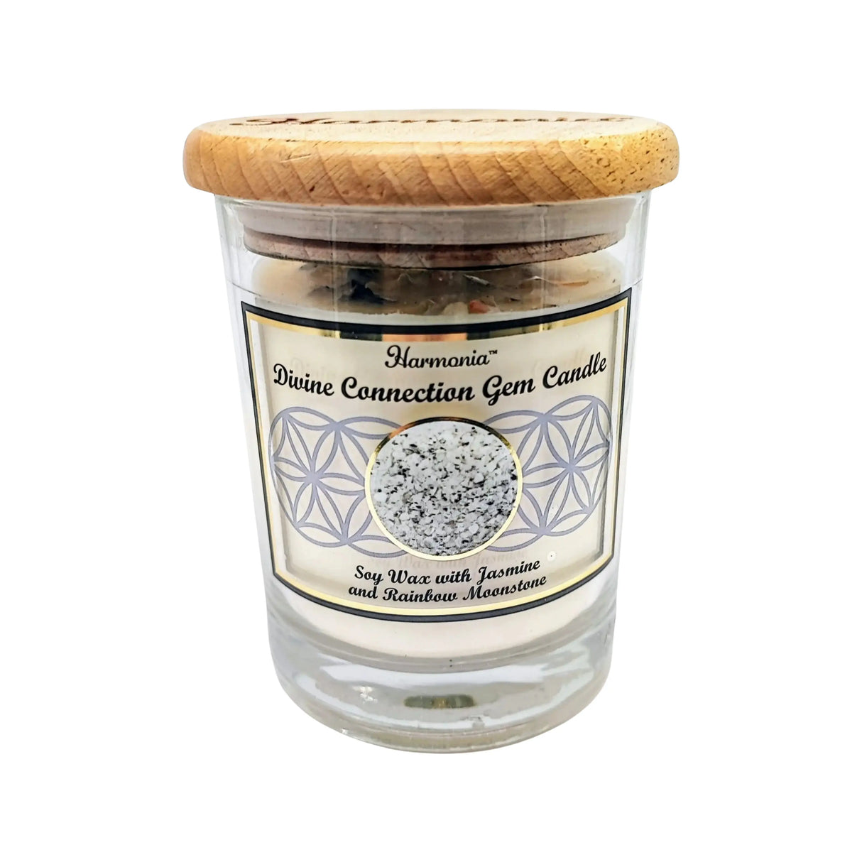 Soy Candle -Harmonia Divine Connection -Jasmine & Moonston -9oz