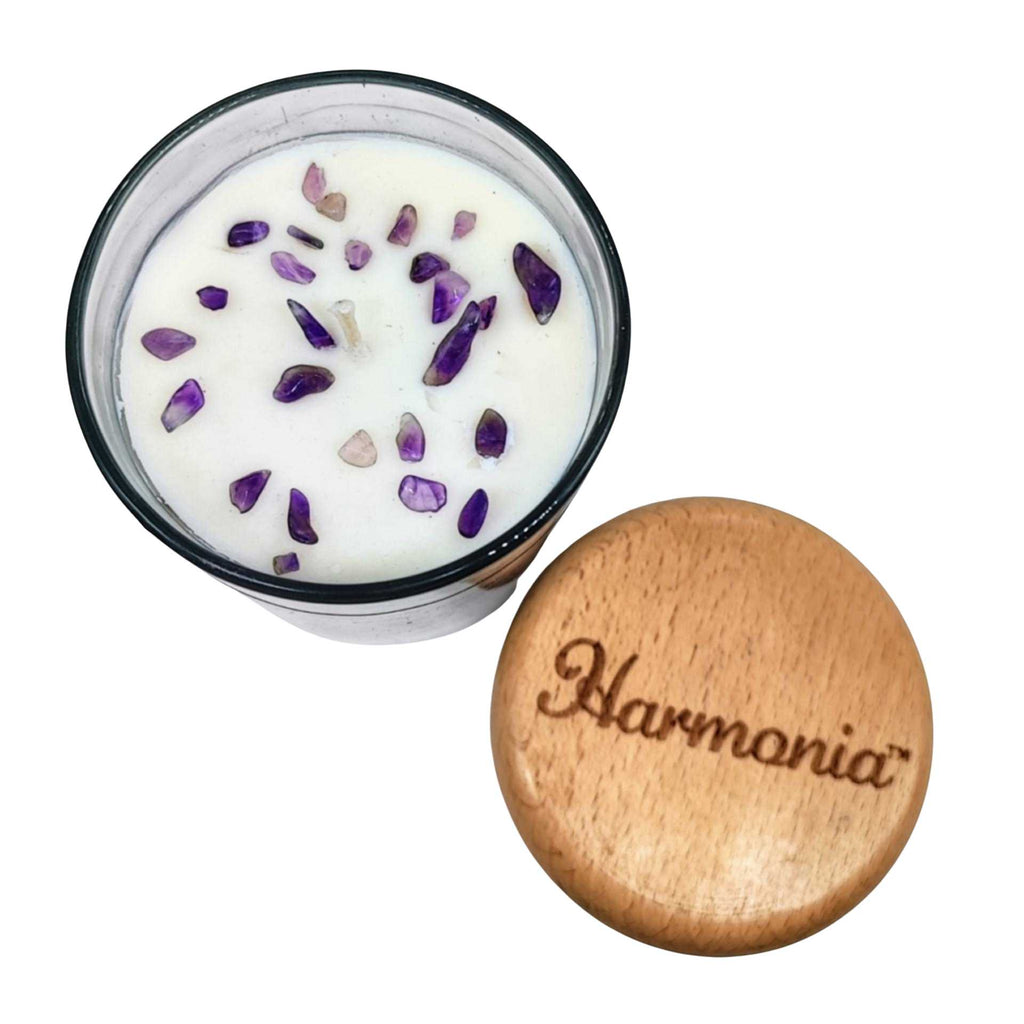 Soy Candle -Harmonia Healing -Lavender & Amethyst -9oz
