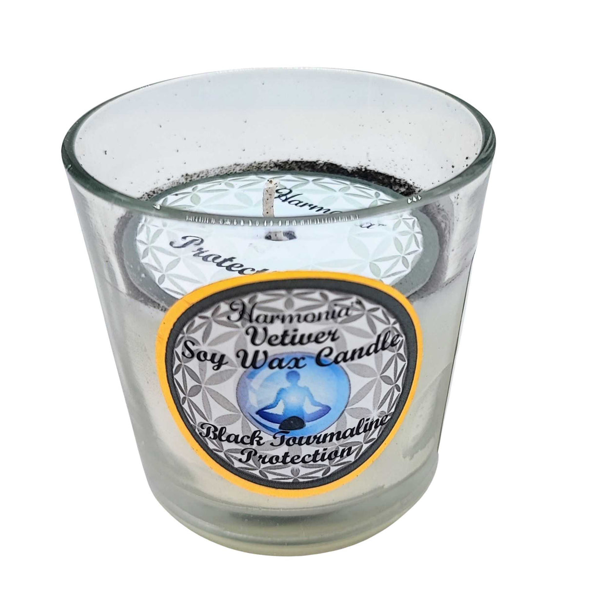 Soy Candle -Harmonia Protection -Vetiver & Tourmaline -3oz