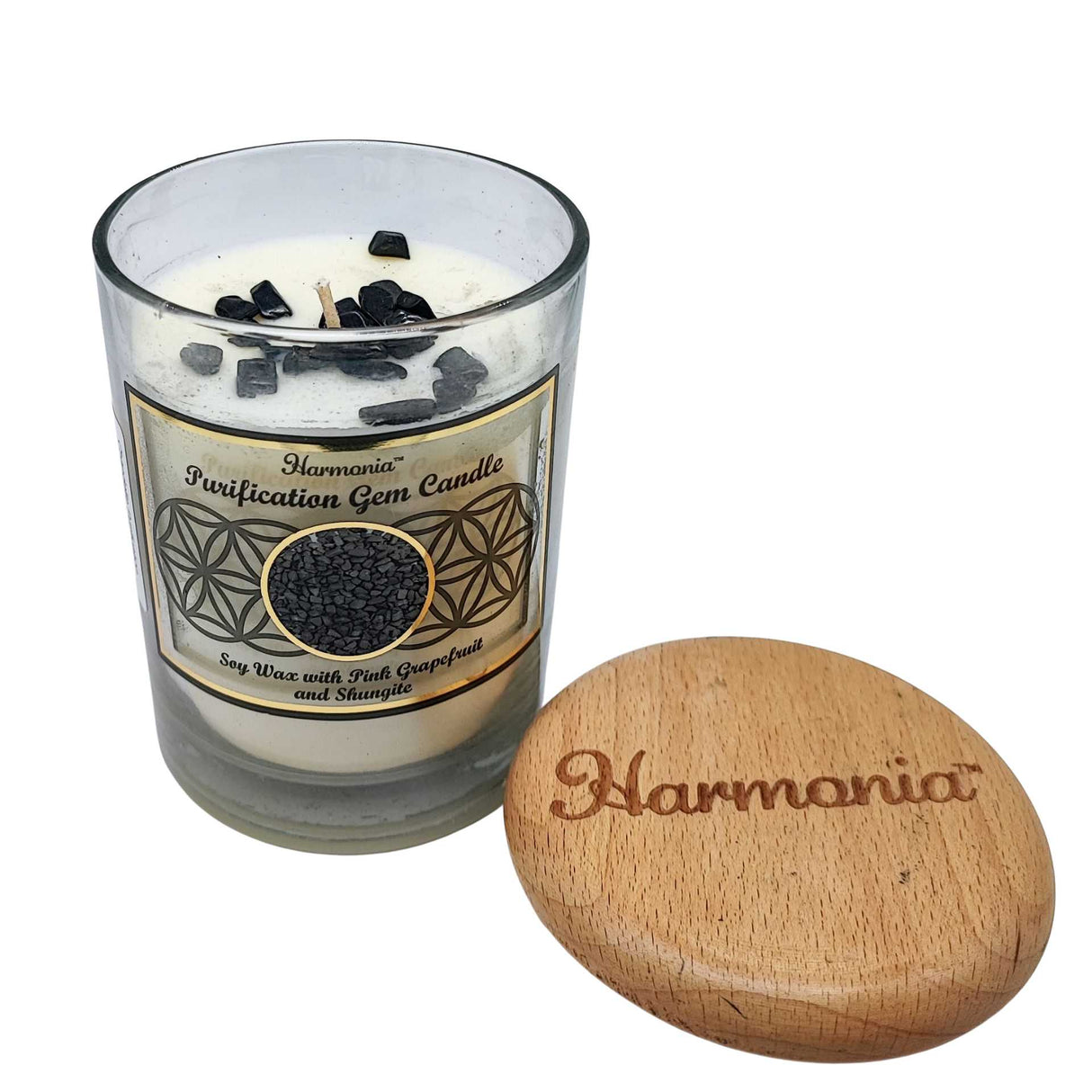 Soy Candle -Harmonia Purification -Grapefruit & Shungite -9oz