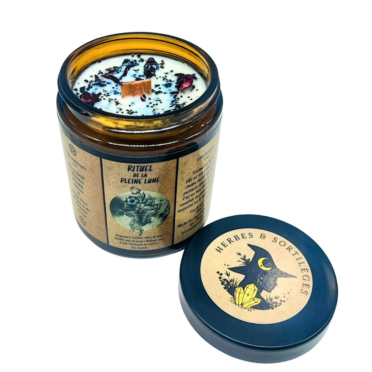 Soy Candle - Herbes & Sortileges - Full Moon - 8oz