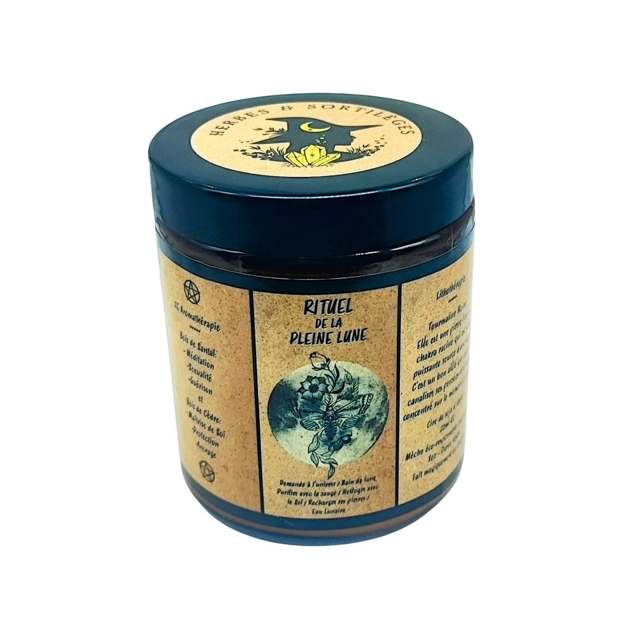 Soy Candle - Herbes & Sortileges - Full Moon - 8oz