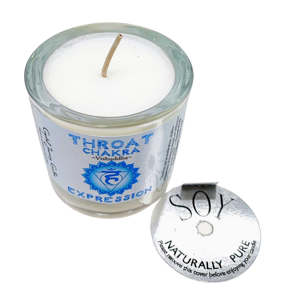 Soy Candle - Chakra 5 - Throat - 3.5oz