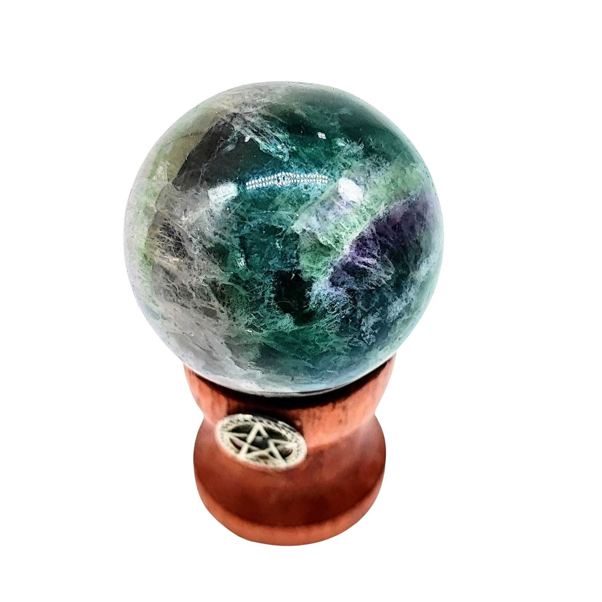 Sphere -Fluorite -Rainbow -1.5''