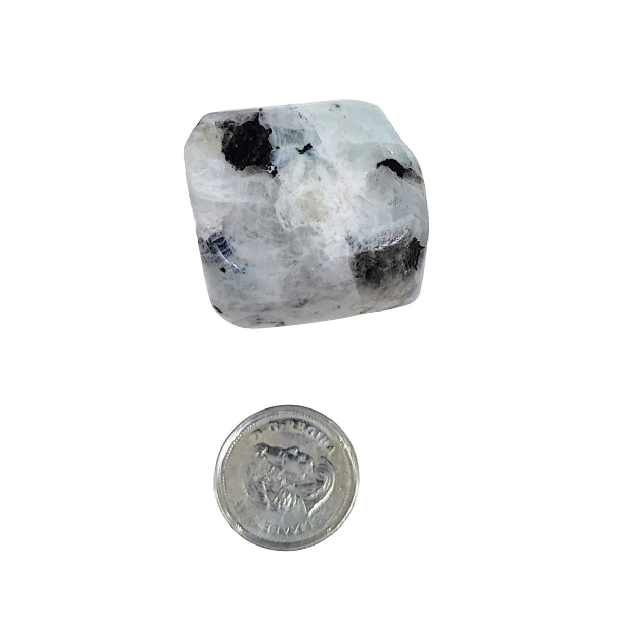 Stone -Blue Aura Quartz -Tumbled -18g