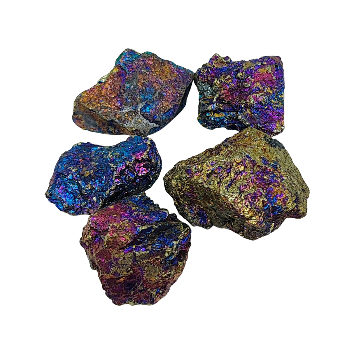 Stone -Chalcopyrite Peacock Ore -Rough -Large