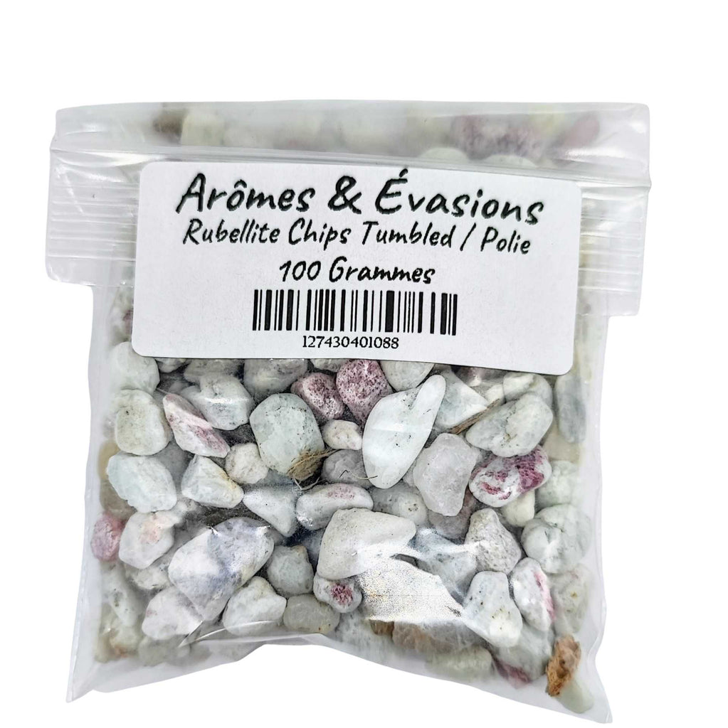 Stone - Rough Chips - Pink Tourmaline (Rubellite) 100 g