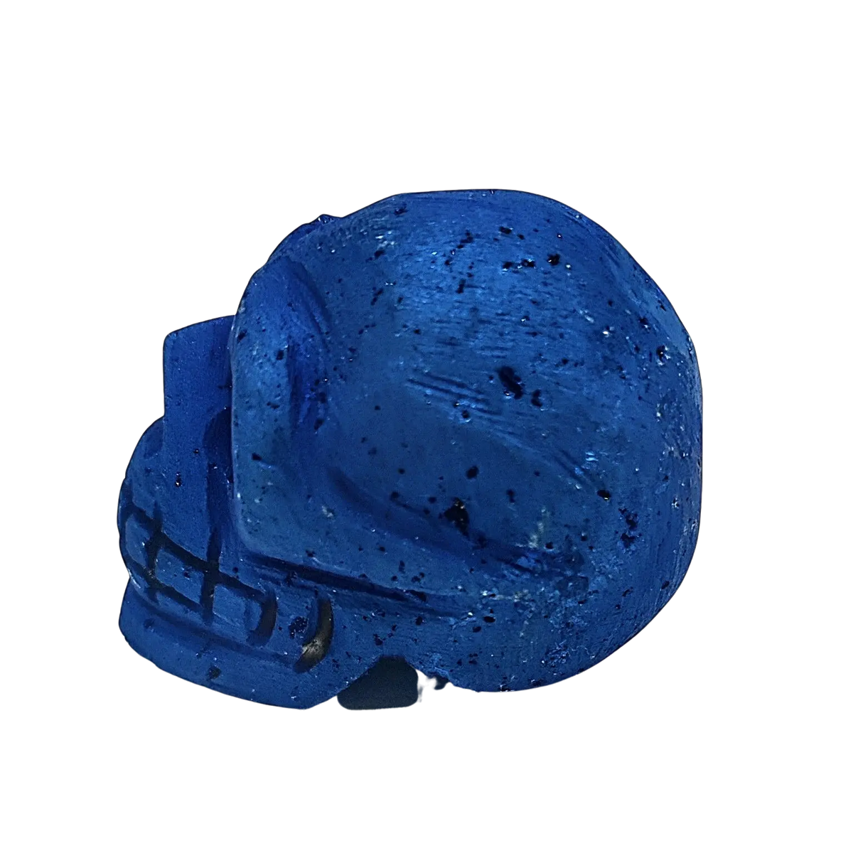 Stone -Skull -Quartz Electroplate Natural -Druzy -Geode