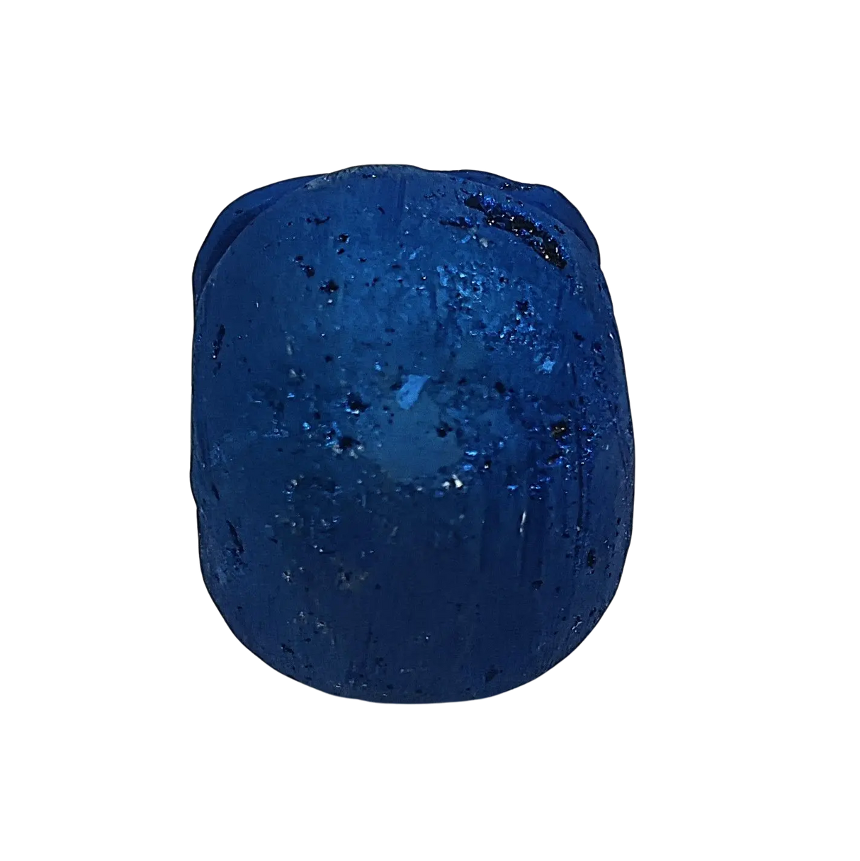 Stone -Skull -Quartz Electroplate Natural -Druzy -Geode