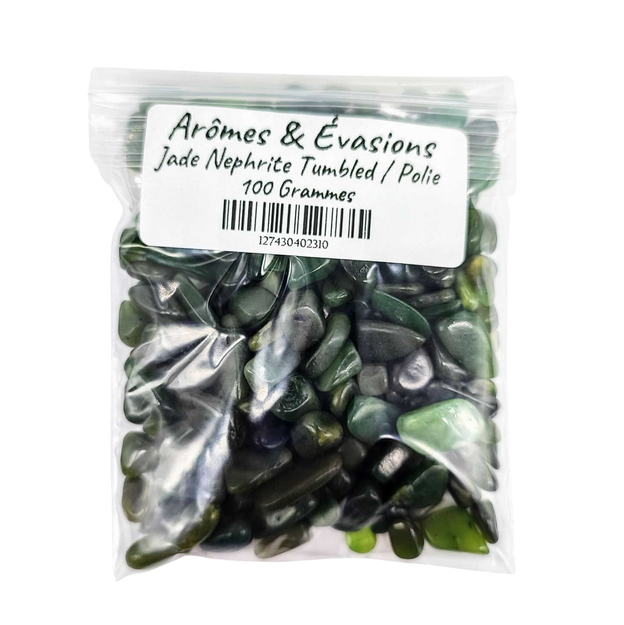 Stone -Tumbled Chips -Jade Nephrite