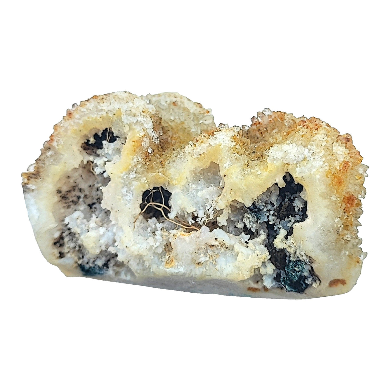 Zeolite -Specimen -Stilbite -Hematite -Apophyllite -Quartz -190g