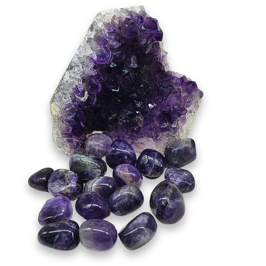 Amethyst Geode and Tumbled gemstones grade A