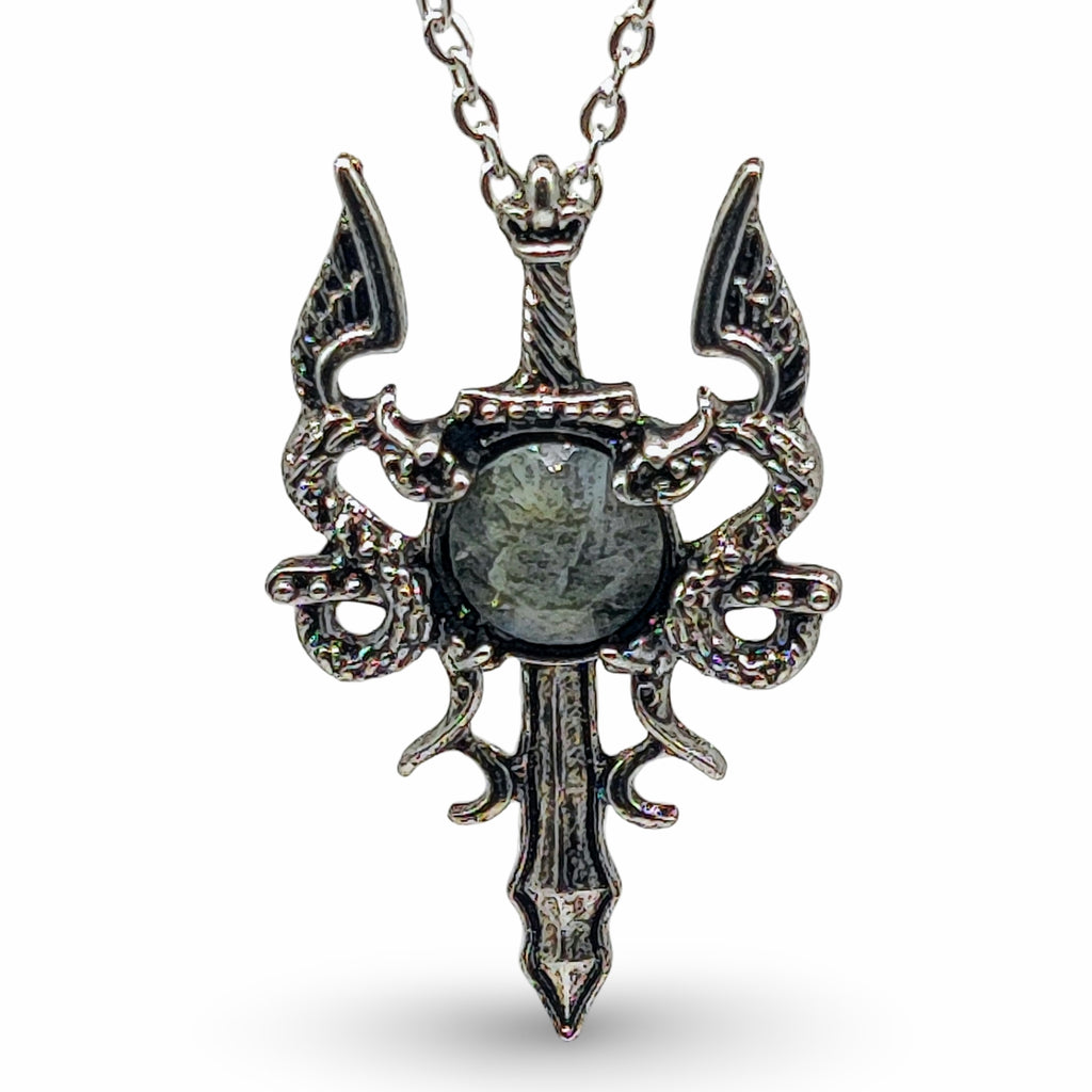 Necklace -Dragon Sword -Labradorite