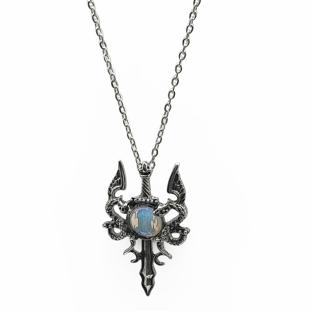 Necklace -Dragon Sword -Opalite