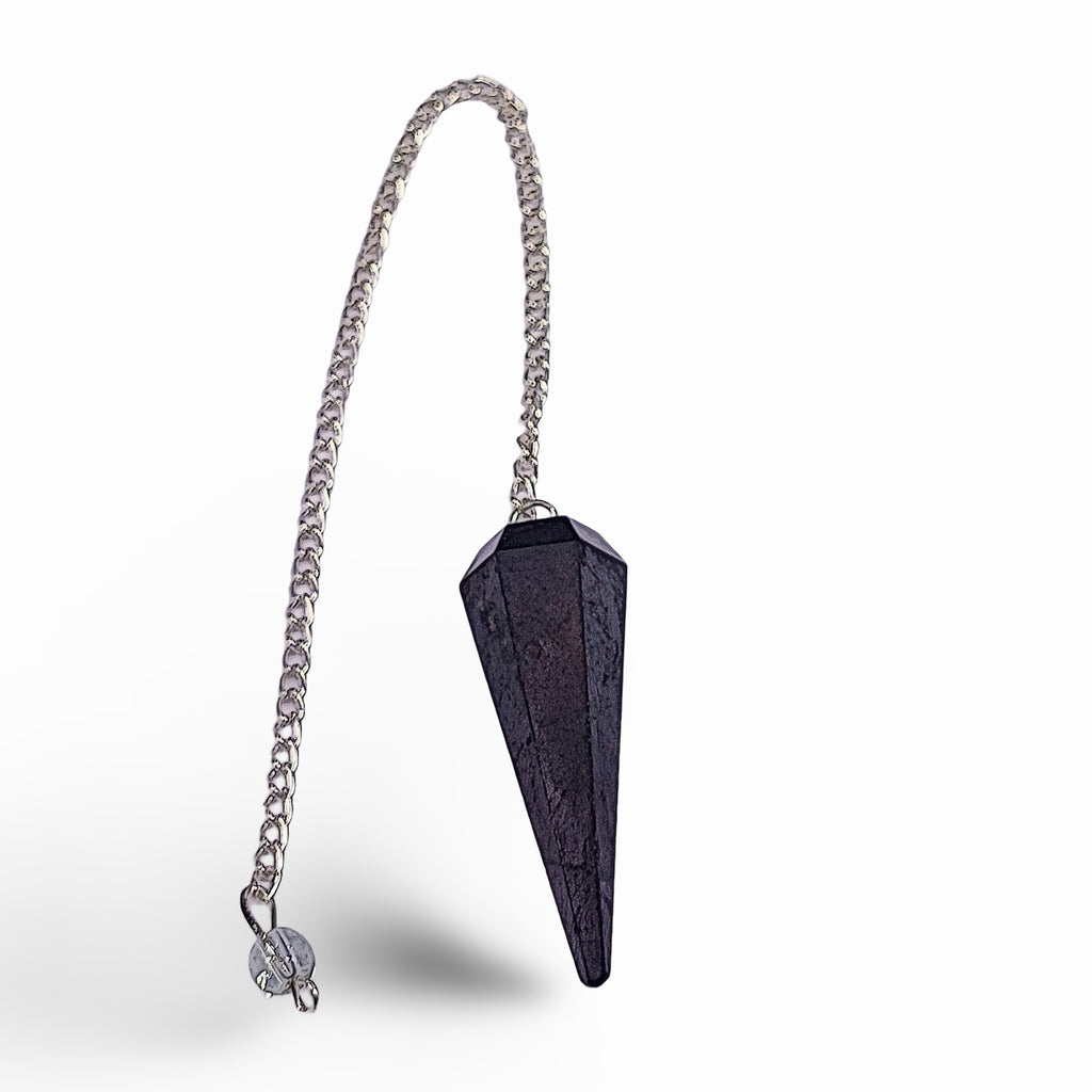 Pendulum -Faceted -Black Tourmaline