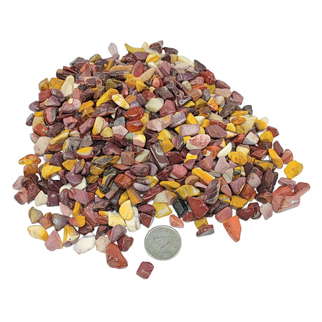 Stone - Tumbled Chips - Mookaite - 5 to 10mm