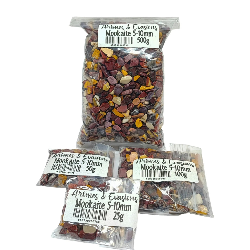 Stone -Tumbled Chips -Mookaite -5 to 10mm