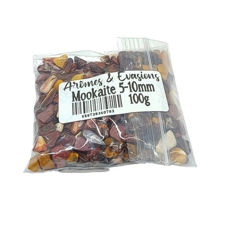Stone - Tumbled Chips - Mookaite - 5 to 10mm 100 g