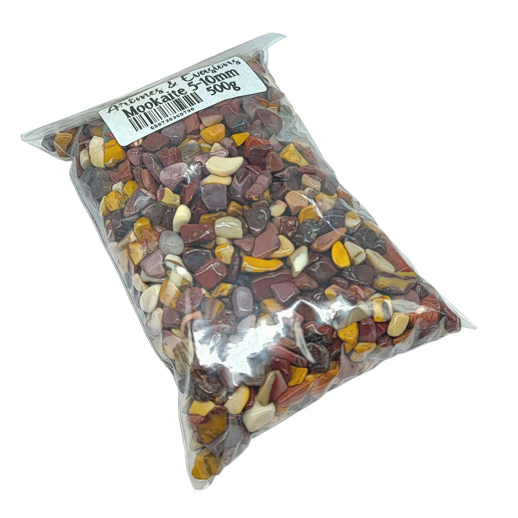 Stone -Tumbled Chips -Mookaite -5 to 10mm 500 g