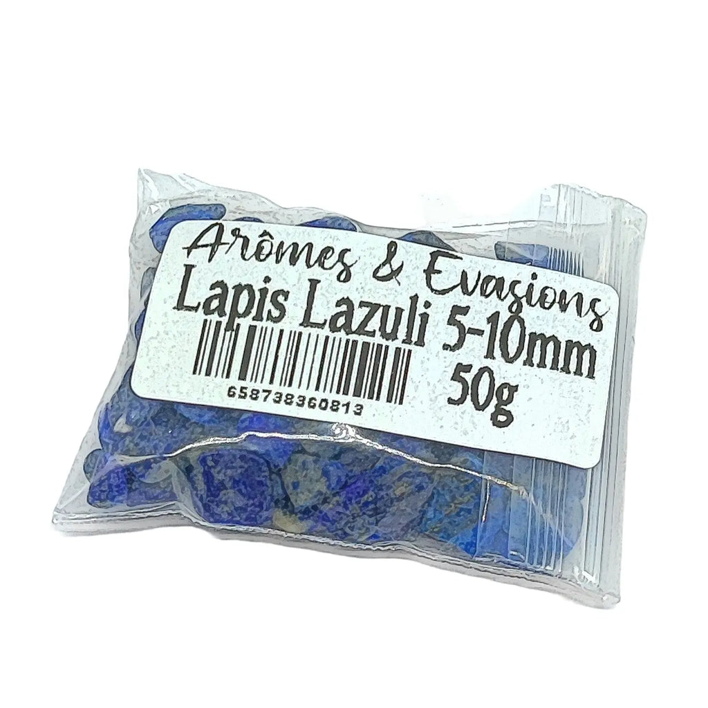 Stone -Rough Chips -Lapis Lazuli -5 to 10mm 50 g