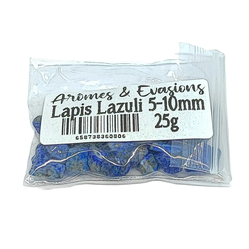 Stone -Rough Chips -Lapis Lazuli -5 to 10mm 25 g