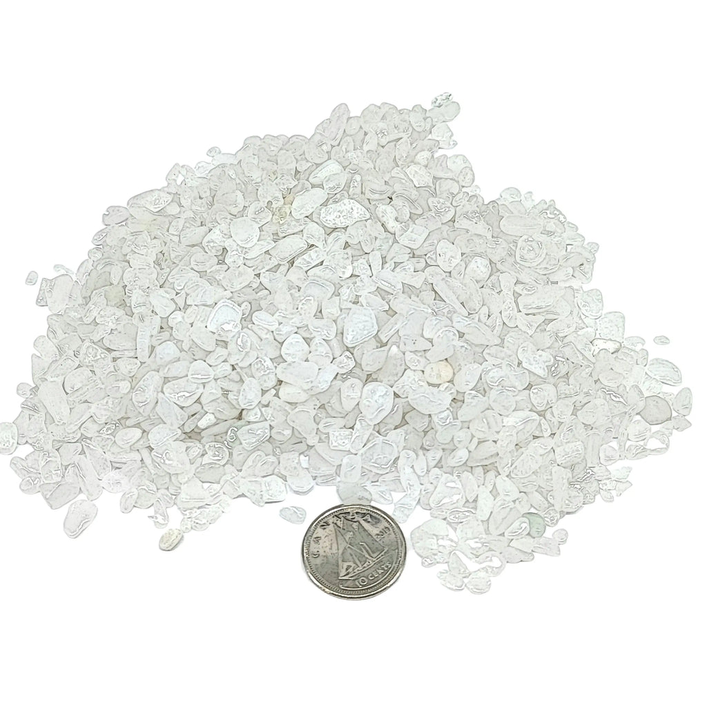 Stone -Tumbled Chips -White Jade -2 to 4mm