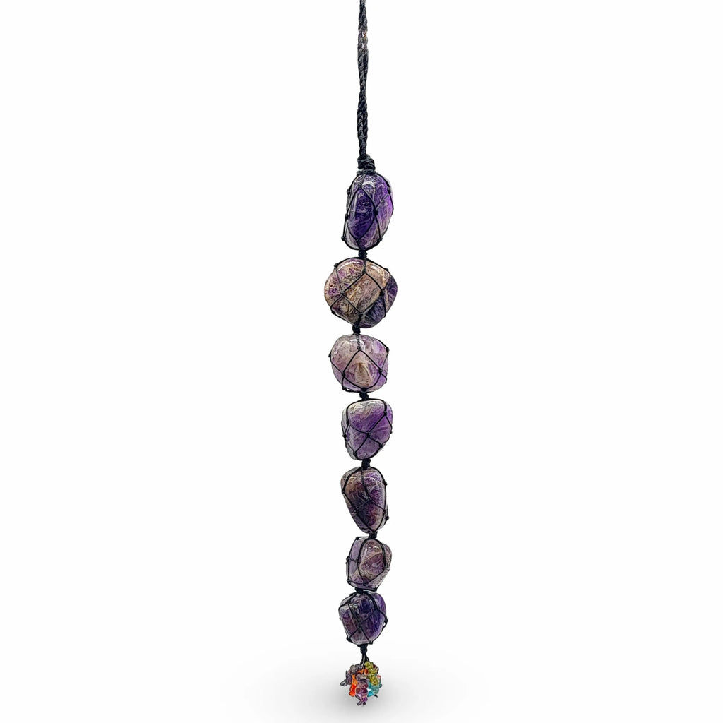 Home Decor -Stone Hanging -Natural Stone Amethyst