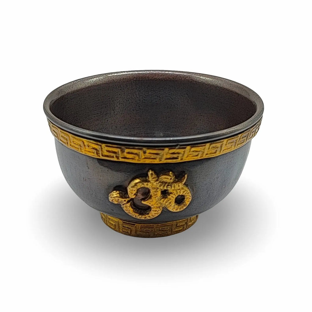Smudging - Copper Bowl - Antique Finish - OM Symbol