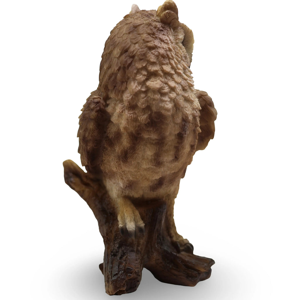 Home Decor - Spirit Animal - Screech Owl On Stump