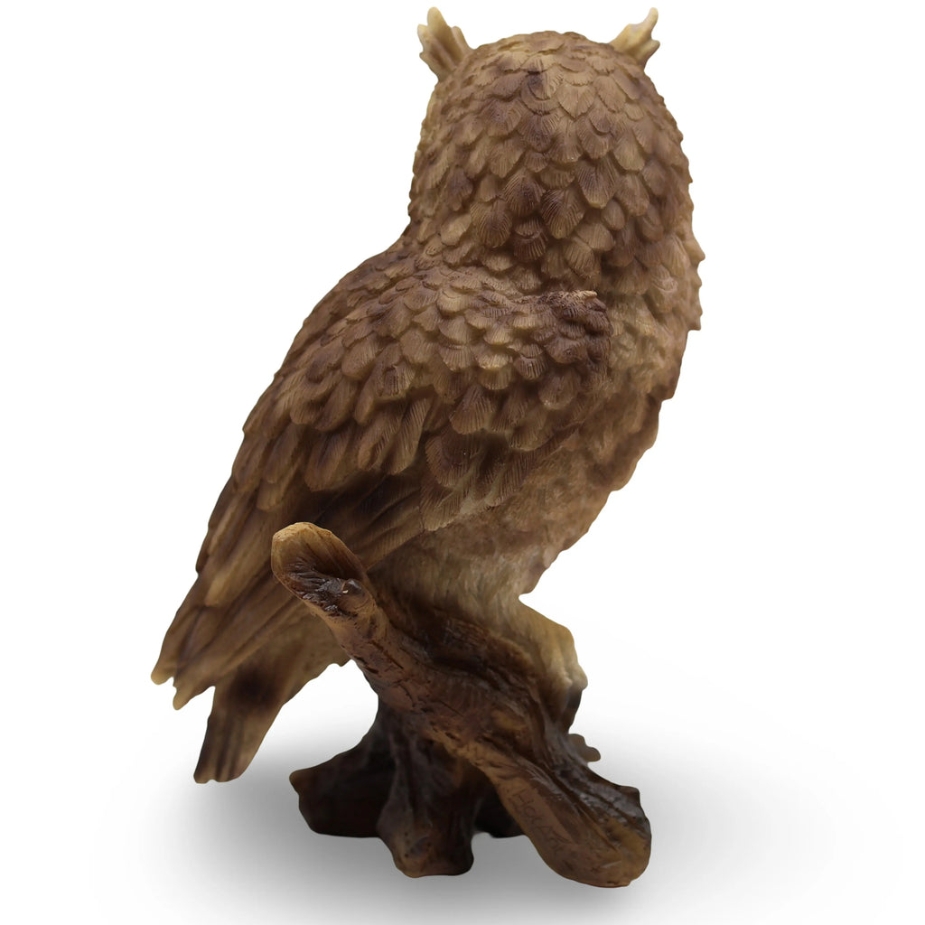 Home Decor - Spirit Animal - Screech Owl On Stump