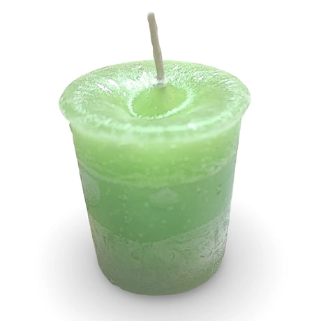Votive Herbal - Scented Ritual Candle - Abundance - Green