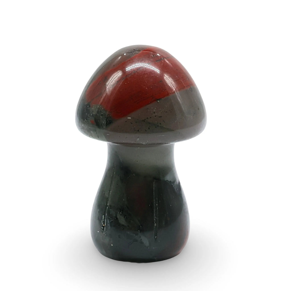 Stone - Red Jasper - Sculpture - Mushroom