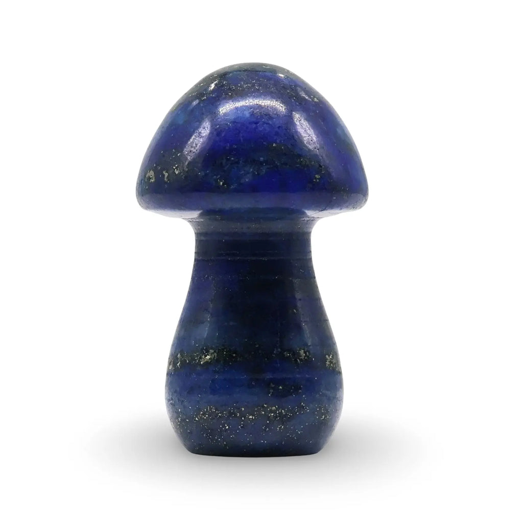 Stone - Lapis Lazuli - Sculpture - Mushroom